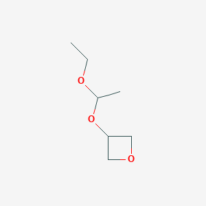 molecular formula C7H14O3 B1315408 3-(1-Ethoxyethoxy)oxetane CAS No. 85328-36-5