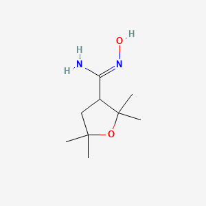 N'-Hydroxy-2,2,5,5-tetramethyloxolane-3-carboximidamide