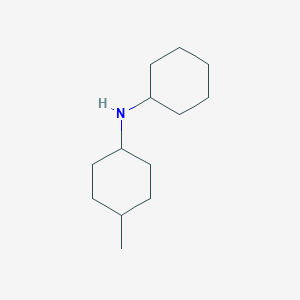 molecular formula C13H25N B1315411 N-环己基-4-甲基环己烷-1-胺 CAS No. 86822-65-3
