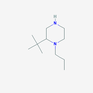 2-Tert-butyl-1-propylpiperazine