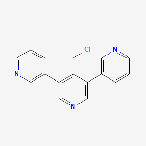 4-(chloromethyl)-3,5-dipyridin-3-ylpyridine