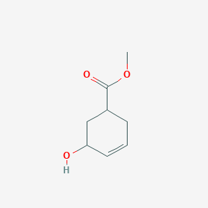 molecular formula C8H12O3 B1315415 5-羟基环己-3-烯-1-甲酸甲酯 CAS No. 79433-96-8
