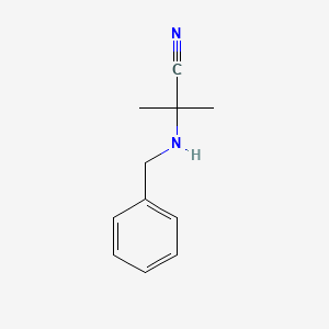 molecular formula C11H14N2 B1315417 2-(苄氨基)-2-甲基丙腈 CAS No. 99840-51-4