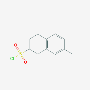 7-Methyl-1,2,3,4-tetrahydronaphthalene-2-sulfonyl chloride