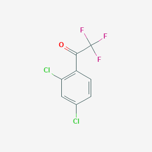 molecular formula C8H3Cl2F3O B1315419 1-(2,4-二氯苯基)-2,2,2-三氟乙酮 CAS No. 92736-81-7