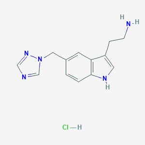 molecular formula C13H16ClN5 B131542 二脱甲利扎曲坦盐酸盐 CAS No. 1016900-28-9