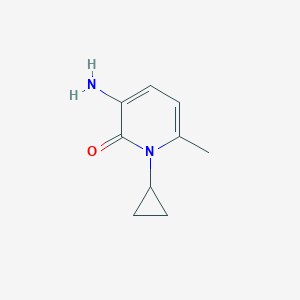 3-Amino-1-cyclopropyl-6-methyl-1,2-dihydropyridin-2-one