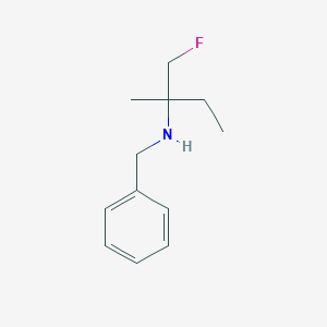 molecular formula C12H18FN B13154265 Benzyl(1-fluoro-2-methylbutan-2-yl)amine 