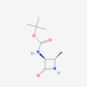 tert-Butyl ((2S,3S)-2-methyl-4-oxoazetidin-3-yl)carbamate