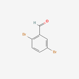 molecular formula C7H4Br2O B1315430 2,5-二溴苯甲醛 CAS No. 74553-29-0