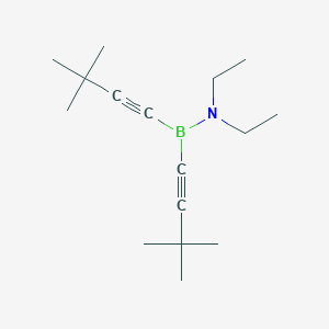 1,1-Bis(3,3-dimethylbut-1-yn-1-yl)-N,N-diethylboranamine