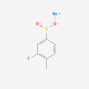 3-Fluoro-4-methylbenzenesulfinic acid sodium salt