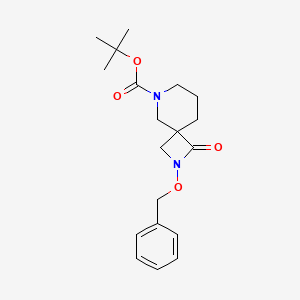 tert-Butyl 2-(benzyloxy)-1-oxo-2,6-diazaspiro[3.5]nonane-6-carboxylate