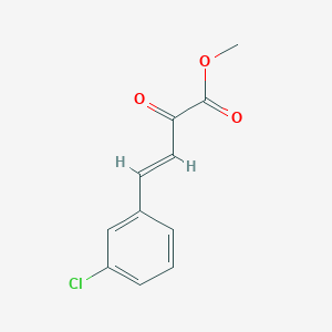 molecular formula C11H9ClO3 B1315441 （3E）-4-(3-氯苯基)-2-氧代丁-3-烯酸甲酯 CAS No. 1112238-35-3