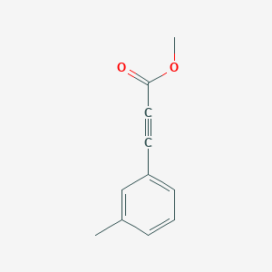 molecular formula C11H10O2 B13154436 Methyl 3-(m-tolyl)propiolate 