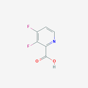 molecular formula C6H3F2NO2 B13154441 3,4-Difluoropyridine-2-carboxylic acid 