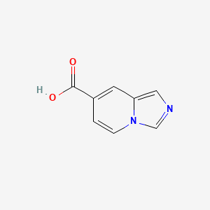 molecular formula C8H6N2O2 B1315449 Imidazo[1,5-A]pyridine-7-carboxylic acid CAS No. 588720-29-0