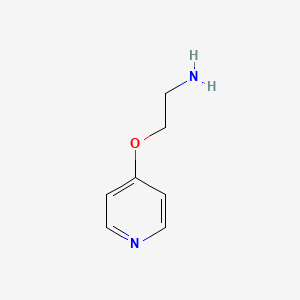 molecular formula C7H10N2O B1315454 2-(Pyridin-4-yloxy)ethanamine CAS No. 259816-44-9
