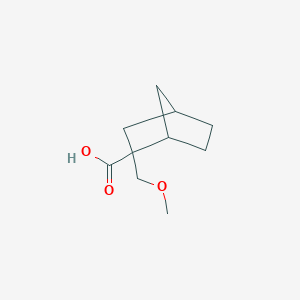 molecular formula C10H16O3 B13154554 2-(Methoxymethyl)bicyclo[2.2.1]heptane-2-carboxylic acid 