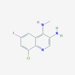 8-Chloro-6-iodo-N4-methylquinoline-3,4-diamine