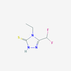 5-(Difluoromethyl)-4-ethyl-4H-1,2,4-triazole-3-thiol