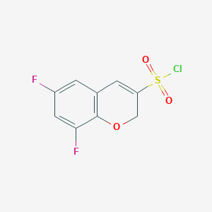 6,8-difluoro-2H-chromene-3-sulfonyl chloride