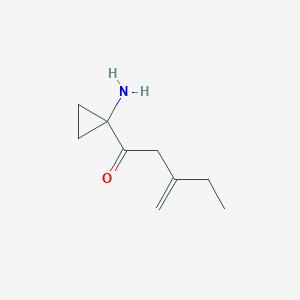 1-(1-Aminocyclopropyl)-3-methylidenepentan-1-one