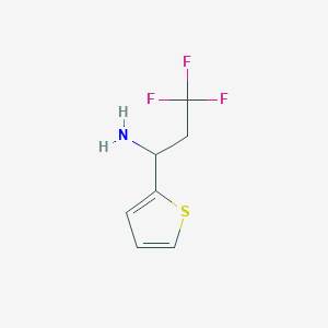 3,3,3-Trifluoro-1-(2-thienyl)propylamine