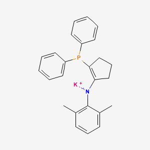 potassium(2,6-dimethylphenyl)(2-(Diphenylphosphino)cyclopent-1-en-1-yl)amide