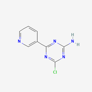 2-Amino-4-chloro-6-(3-pyridyl)-1,3,5-triazine