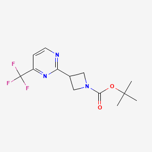 tert-Butyl 3-[4-(trifluoromethyl)pyrimidin-2-yl]azetidine-1-carboxylate