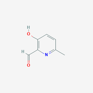 molecular formula C7H7NO2 B1315469 3-Hydroxy-6-methylpyridine-2-carbaldehyde CAS No. 66497-42-5