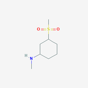 3-methanesulfonyl-N-methylcyclohexan-1-amine