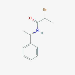 2-bromo-N-[(1S)-1-phenylethyl]propanamide