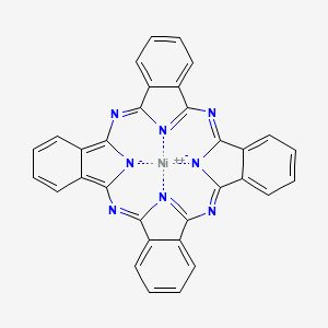 molecular formula C32H16N8Ni B13154758 Nickel phthalocyanine CAS No. 26893-94-7