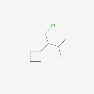 (1-Chloro-3-methylbutan-2-yl)cyclobutane