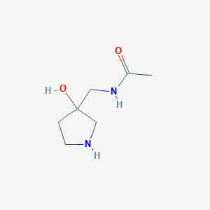 N-[(3-Hydroxy-3-pyrrolidinyl)methyl]acetamide