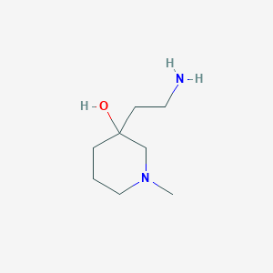 3-(2-Aminoethyl)-1-methylpiperidin-3-ol