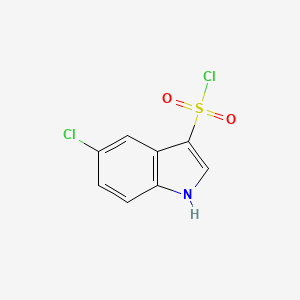 5-Chloro-1H-indole-3-sulfonyl chloride