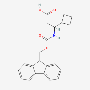 3-Cyclobutyl-3-([(9H-fluoren-9-ylmethoxy)carbonyl]amino)propanoic acid