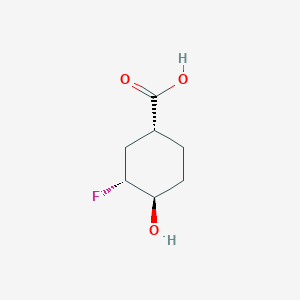 (1R,3R,4R)-3-fluoro-4-hydroxycyclohexane-1-carboxylic acid