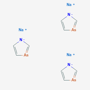 molecular formula C9H9As3N3Na3 B13154866 Arsenazoitrisodiumsalt 