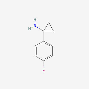 molecular formula C9H10FN B1315491 1-(4-氟苯基)环丙胺 CAS No. 474709-83-6