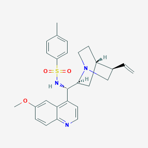 N-((1S)-(6-Methoxyquinolin-4-yl)((8R)-8-vinylquinuclidin-2-yl)methyl)-4-methylbenzenesulfonamide