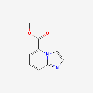 molecular formula C9H8N2O2 B1315494 甲基咪唑并[1,2-a]吡啶-5-羧酸酯 CAS No. 88047-55-6