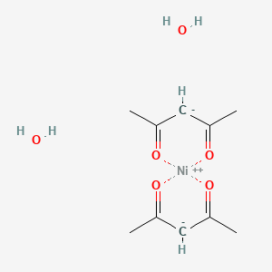 molecular formula C10H18NiO6 B13154948 Nickel(II)acetylacetonatedihydrate 