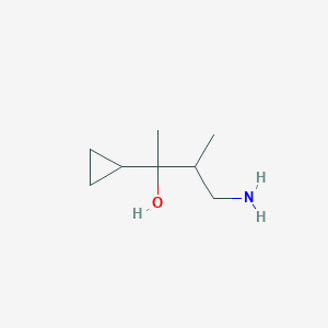 4-Amino-2-cyclopropyl-3-methylbutan-2-ol