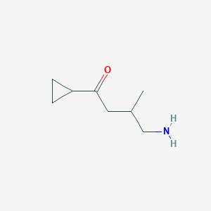 4-Amino-1-cyclopropyl-3-methylbutan-1-one