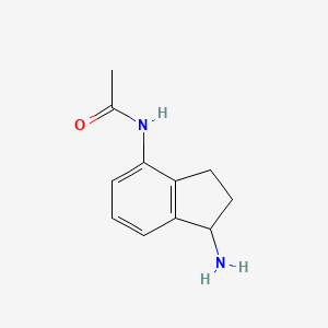 N-(1-Amino-2,3-dihydro-1H-inden-4-YL)acetamide