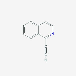 molecular formula C11H7N B1315498 1-乙炔基异喹啉 CAS No. 86520-96-9